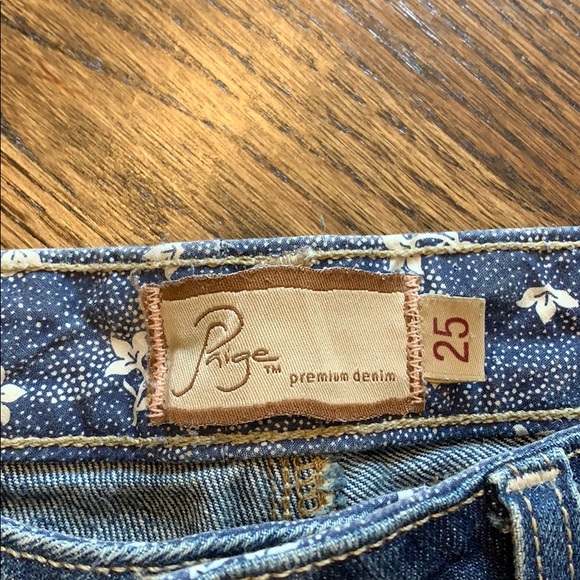 Paige Denim Cutoff Shorts - Picture 4 of 7